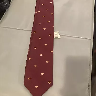 Virginia Tech Hokies Tie Necktie NEW 🦃 🏀 🏈  Rivetz Of Boston • $19.99