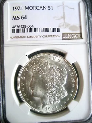 1921-P Morgan Dollar Graded: NGC MS-64 - Rare VAM 3AM3 - FINEST KNOWN++++ • $295