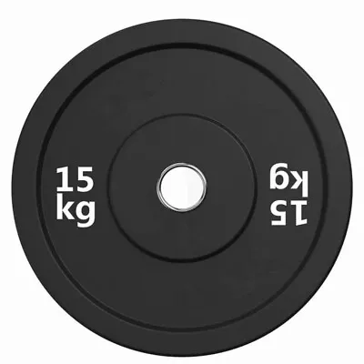 HCE 15KG Olympic Bumper Weight Plates For Home Gym Strength Weights Training • $79.59