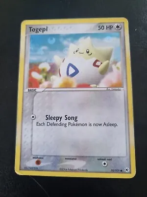 £6 • Buy Togepi Pokemon Cards Ex Hidden Legends - 2004 - Rare - Holo - Light Play