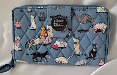 Vera Bradley RFID Turnlock Wallet Cat's Meow • $34