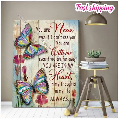 Butterfly Motivational Butterfly You Are Near Poster  Wall Art Vertical • $19.52