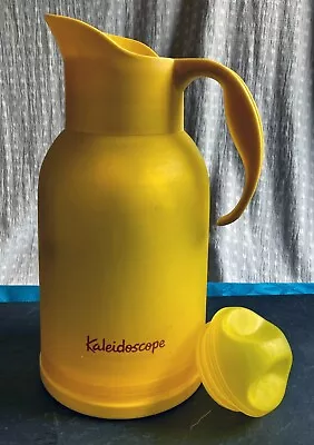 KALEIDESCOPE - Bright Yellow Vacuum Jug 750ml - Perfect For Picnic Or BBQ - USED • £5