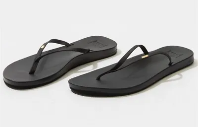 REEF CUSHION SLIM Women's Black Sandals Size 5 US (UK 3 EURO 35) • $24.61