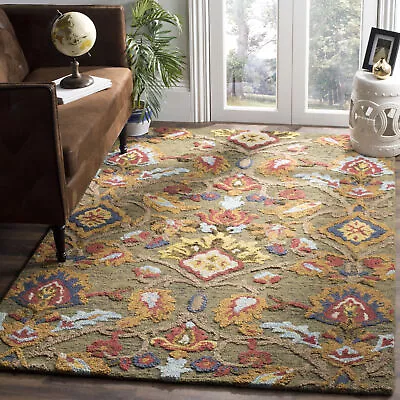 Safavieh Blossom GREEN / MULTI Area Rug BLM402B • $72