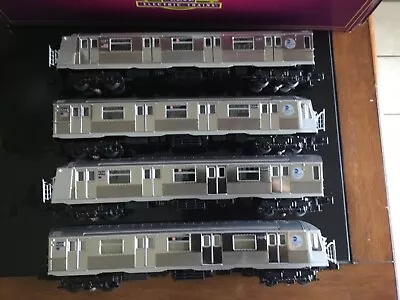 MTH 20-21142-1 MTA R40 4-Car PS3 Stainless Set (B) Train 6th Ave Express Used • $789.99