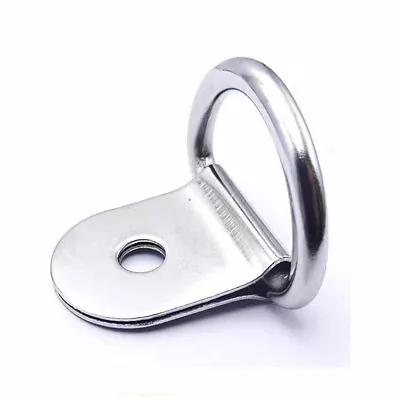 $23.15 • Buy 30PS Heavy Duty D-Ring Tie Down Metal Anchor Point Silver Universal AU