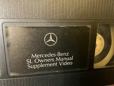 Mercedes Benz Sl Owners Manual Supplement Video • $100