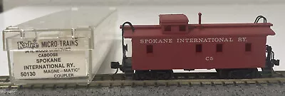 N Micro-Trains MTL Kadee 50130 SI Spokane International RY 34' Caboose #5 • $19.75