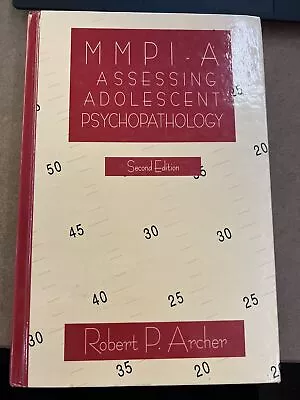 $13.86 • Buy MMPI-A: Assessing Adolescent Psychopathology B6