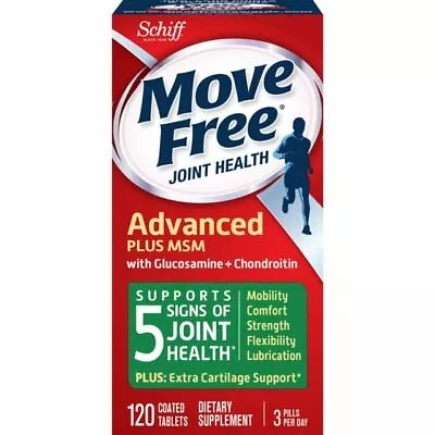 Move Free Advanced Plus MSM With Glucosamine & Chondroitin 20.00 Exp. 06/2024 • $20