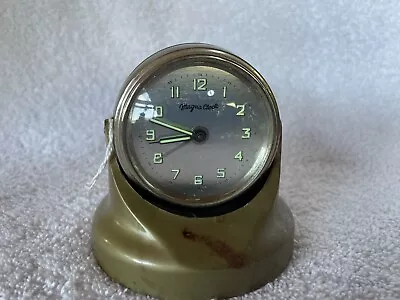 Vintage Magna Alarm Clock For Car Boat Shop Magnet Base 84/24 • $35