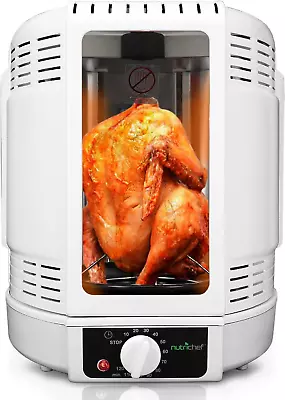 Nutrichef Vertical Rotisserie Oven Roaster - Rotating Shawarma/Kebab Machine Wit • $153.99