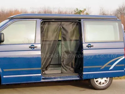 For Vw T5 Transporter Sliding Door Magnetic Mosquito Fly Screen Net Camper • £43.69