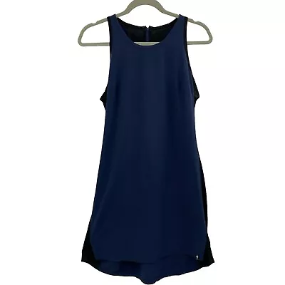 Smartwool Women Size Medium Tank Dress Merino Sport Sleeveless Navy Blue • $43