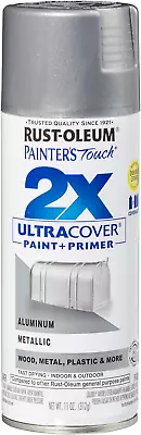334058 Painter'S Touch 2X Ultra Cover Spray Paint 11 Oz Metallic Aluminum • $11.24