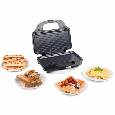 £45.59 • Buy Salter Snack Maker Grill Non-Stick 4 In 1 Panini Press Toastie & Waffle Machine