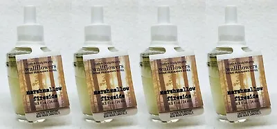 4 Bath Body Works MARSHMALLOW FIRESIDE Wallflower Home Scent Oil Refill Bulb • $39.99