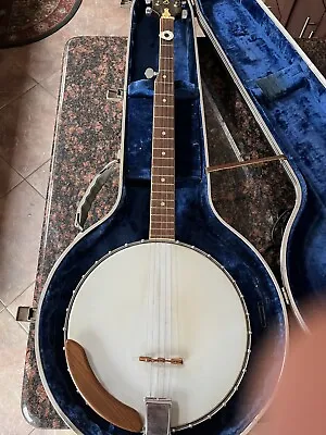 Vintage Original Kent 5 String Banjo With Hard Case And  Pick  Very Good Cond • $159