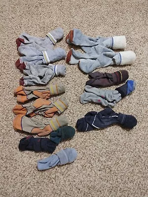 Lot Of 14 Pairs Merino Wool Mens Large Socks Red Wing Duluth Trading Smart Wool • $140