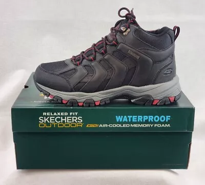 Skechers Men's Hiking Boots Size 12 Relaxed Fit 204076 Selmen Relodge Waterproof • $74.99