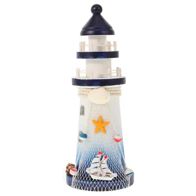  Bathroom Light Pull Nautical Theme Lighthouse Ornament Ornaments Model • £17.28