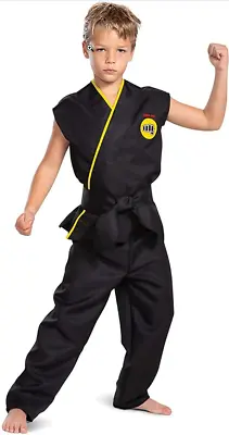 Kids Official Netflix Cobra Kai Costume Boys Karate Kid Halloween Fancy Dress • £19.99