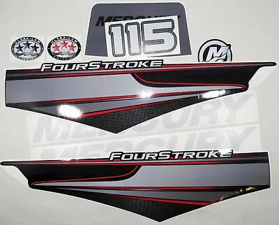 For MERCURY 115 Four Stroke Outboard Vinyl Decal Set From BOAT-MOTO / Stickers • $48