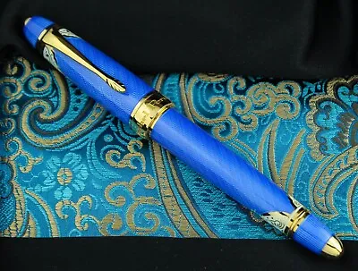 Michel Perchin Star Of India LE Deep Blue Fountain Pen (#06-25) EXTREMELY RARE • $8800