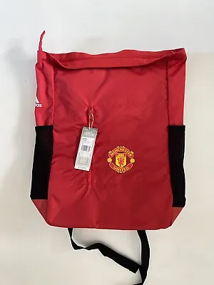 Adidas - Manchester United Red Backpack Men Boys - 22.5 L  Gu0125 - Bnwt • £29.99