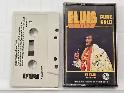 ELVIS PRESLEY - PURE GOLD (Cassette 1975 RCA) AYK1-3732 • $1.50