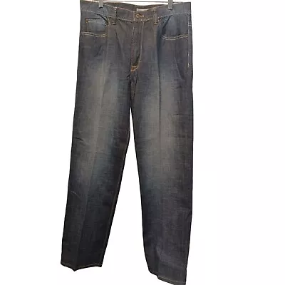 DKNY Mens Jeans 34/30 Distressed  Vtg. Embroidered Pockets • $26.50