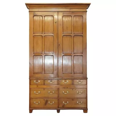 Super Rare Fully Restored Antique Victorian Fruitwood Gun Collectors Cabinet • $16808.85