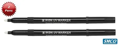 2 UV SECURITY MARKER PEN Ultra Violet INVISIBLE PROPERTY MARKER By SMCO • £4.51