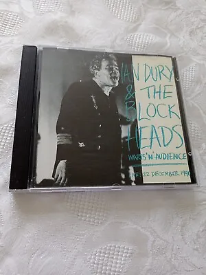 Ian Dury And The Blockheads. Warts N Audience. Original Demon 1991 Issue Cd.... • £11.99