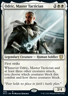 MTG Odric Master Tactician (90/198) Innistrad Midnight Hunt Commander NM • $0.99