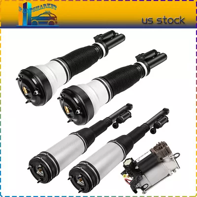 RWD Front Rear Air Strut Compressor Pump For Mercedes W220 S320 S430 S500 5PCS • $541.24