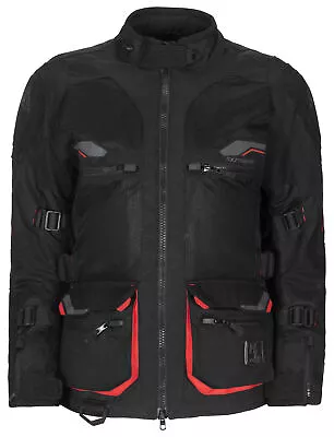 Tourmaster Ridgecrest Motorcycle Riding Jacket Black 3XLarge Tall • $239.99