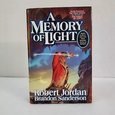 A Memory Of Light 14th Final Volume Of The Wheel Of Time Auto Signed HC 1st Pri • $29.95