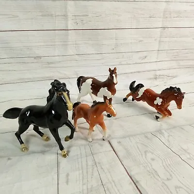 Lot Of 4 – Ceramic Horses Figurine: Ucagco Ceramics Mortens Studio & Other • $49.99