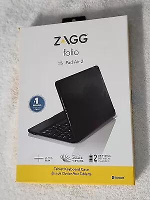 Zagg Folio Tablet Keyboard Case For Apple IPad Air 2  • $30.02