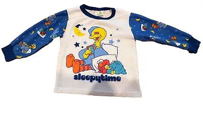 Sesame Street Big Bird & Elmo Sleepy Time Pajama Top • $8
