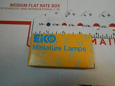 345 EIKO MINIATURE LAMP BOX OF TEN BLUBS NEW OLD STOCK 6v • $2.50