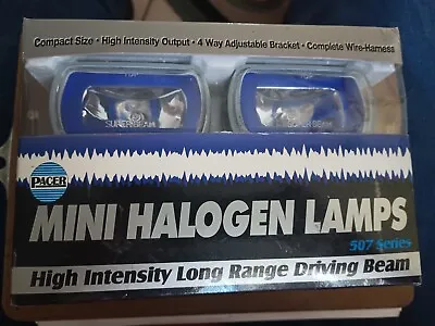 Pacer Mini Halogen Driving Lamps Fog Lights 12V/55W Vintage NOS NIB • $44