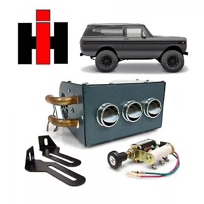 61-80 IH Scout Compact Under Dash 12V Cab Heater Assembly 266 Terra 800 Traveler • $137.95