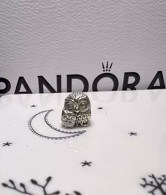 PANDORA Moments Mother Owl And Baby Charm Fab Condition • £15