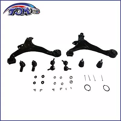 8x Front Lower Control Arm Ball Joint Tie Rod Sway Bar Kit For Honda Civic 01-05 • $92.39
