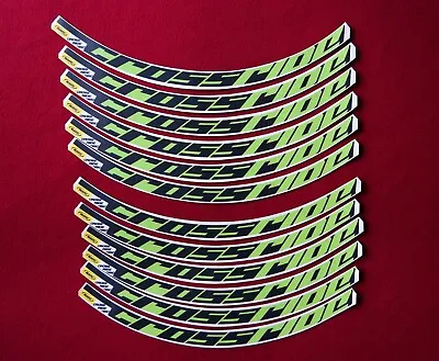 Mavic Crossride Disc 29 Coll Disc Mtb Lime Green Replacement Rim Decal Set • $45