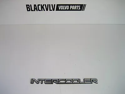 Genuine Volvo 740 Turbo Intercooler Trunk Badge Turbo B21FT B230FT • $34.99