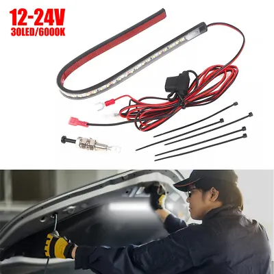 LED Car Truck Repair Under Hood Engine Light Bay Strip Switch Control Universal • $12.09